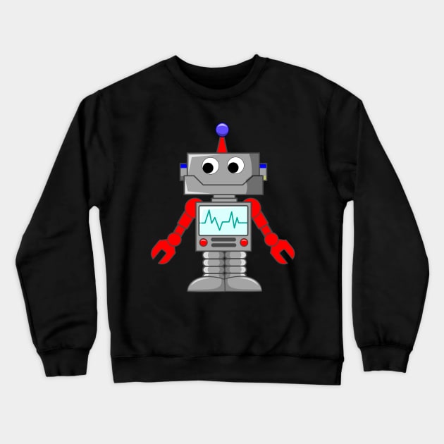 Robot shirt Crewneck Sweatshirt by slagalicastrave